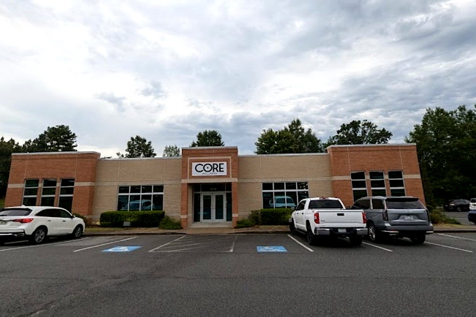The Core Wellness building on Highland Drive in Little Rock, where Pillar Healthspan's clinic space is located.